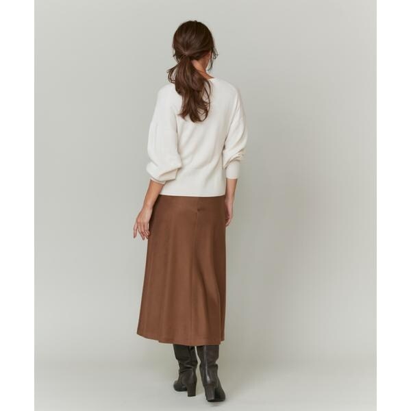 イネド（INED）/《大草直子コラボ》カシミヤAラインスカート《COLOMBO》