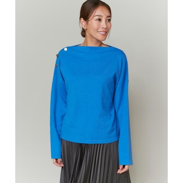 イネド（INED）/《大きいサイズ》コットンカシミヤセーター《Luftrobe》の通販は