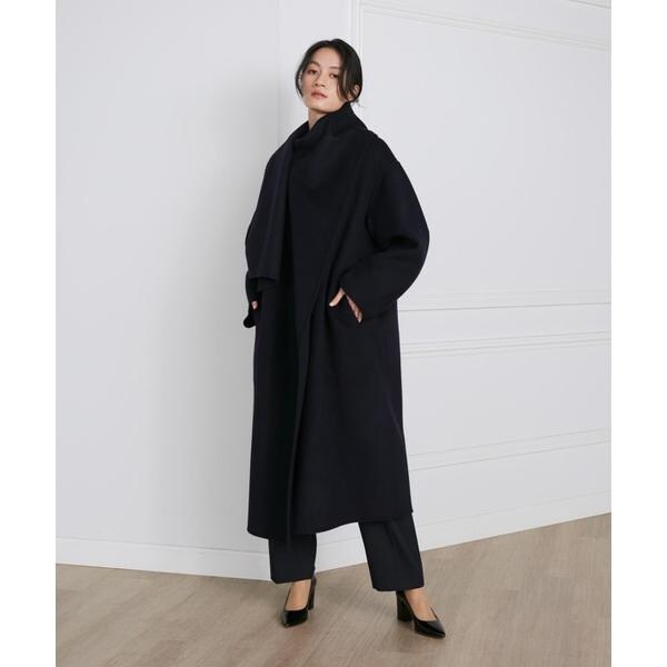 イネド（INED）/ストール風ラップリバーコート《la veille by SUPERIOR CLOSET》
