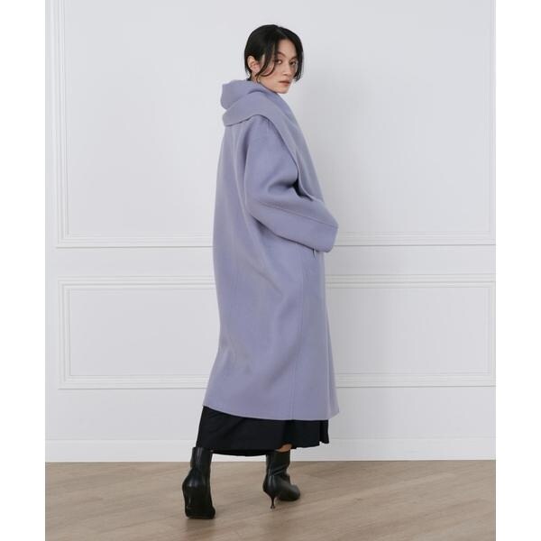 イネド（INED）/ストール風ラップリバーコート《la veille by SUPERIOR CLOSET》