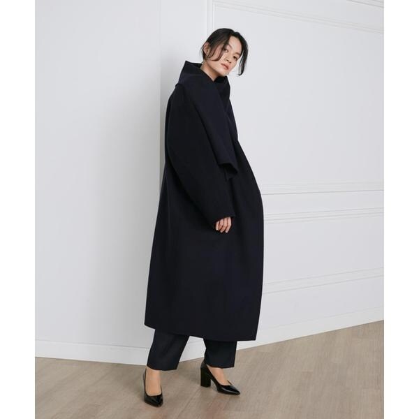 イネド（INED）/ストール風ラップリバーコート《la veille by SUPERIOR CLOSET》