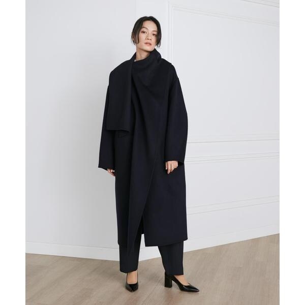 イネド（INED）/ストール風ラップリバーコート《la veille by SUPERIOR CLOSET》