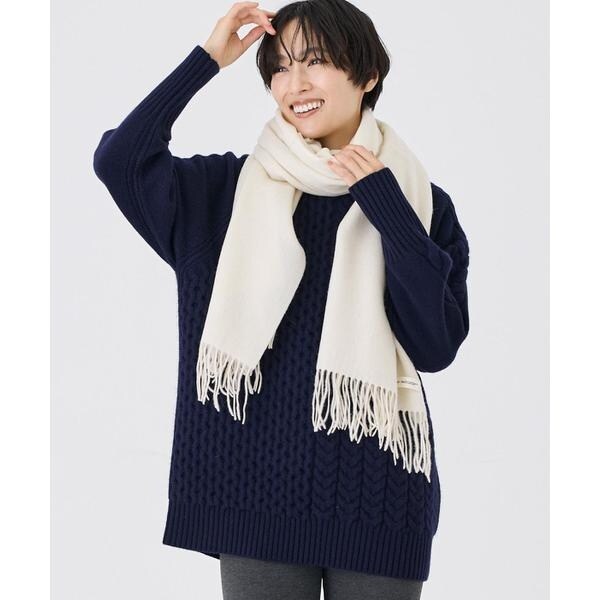 イネド（INED）/ソフトウールカラーマフラーの通販は 7,115円