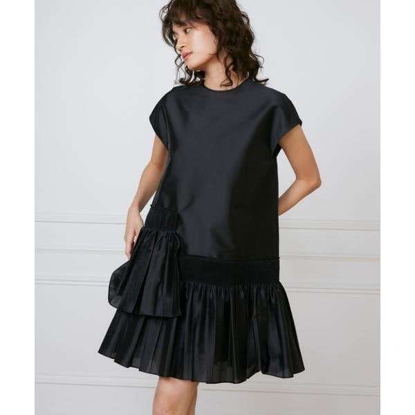イネド（INED）/シャーリングプリーツワンピース《la veille by SUPERIOR CLOSET》