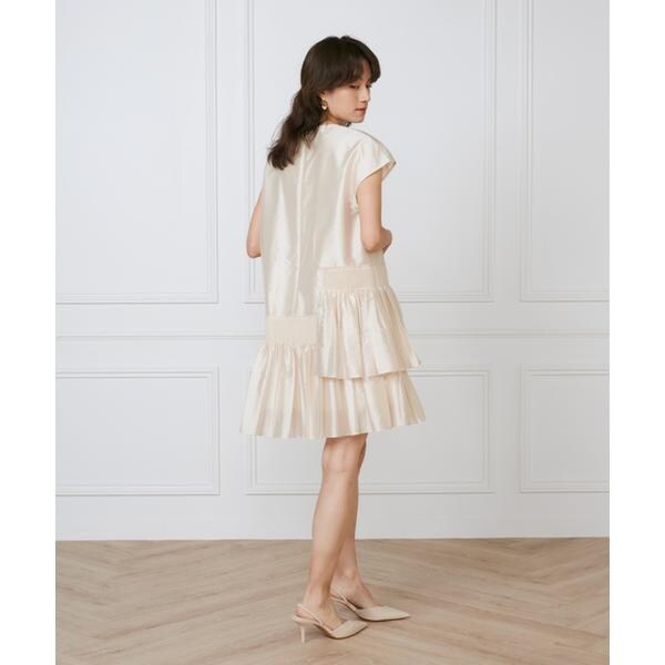 イネド（INED）/シャーリングプリーツワンピース《la veille by SUPERIOR CLOSET》