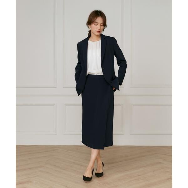 イネド（INED）/《大きいサイズ》【マルチWAYセットアップ】テーラードジャケット