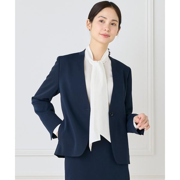 イネド（INED）/《大きいサイズ》【マルチWAYセットアップ】カラーレスジャケット