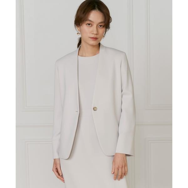 イネド（INED）/《大きいサイズ》【マルチWAYセットアップ】カラーレスジャケット