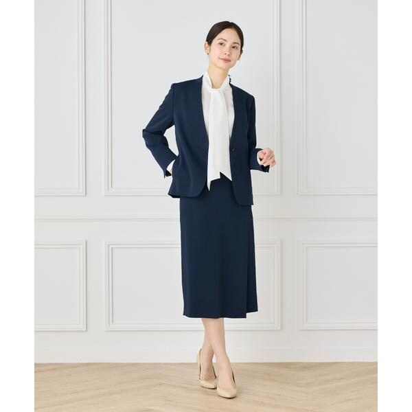 イネド（INED）/《大きいサイズ》【マルチWAYセットアップ】カラーレスジャケット