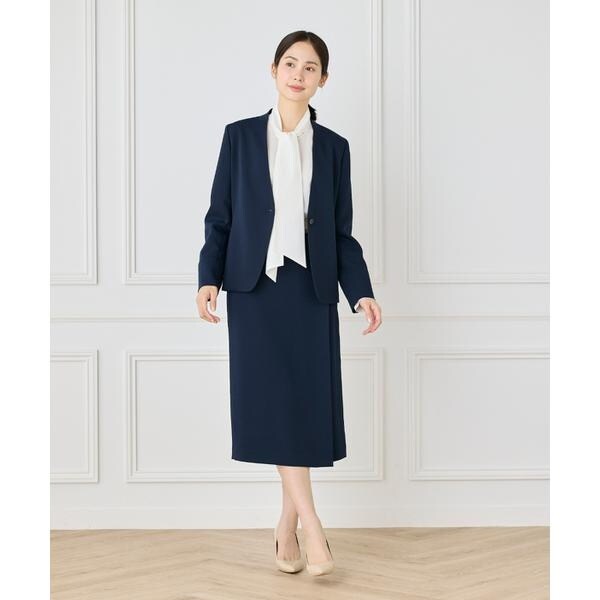 イネド（INED）/《大きいサイズ》【マルチWAYセットアップ】カラーレスジャケット