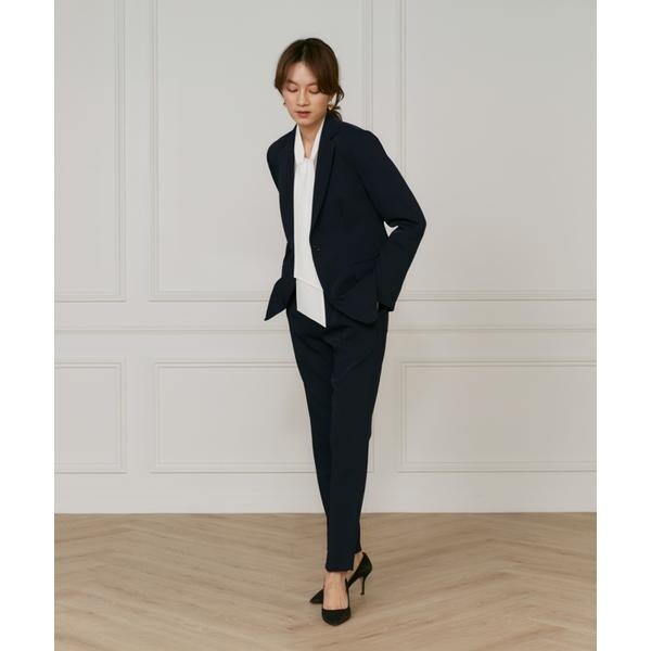 イネド（INED）/《大きいサイズ》【マルチWAYセットアップ】テーパードパンツ