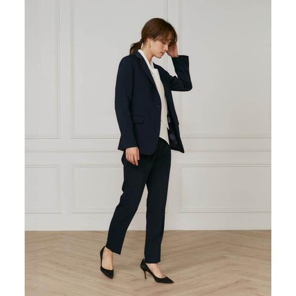 イネド（INED）/《大きいサイズ》【マルチWAYセットアップ】テーパードパンツ