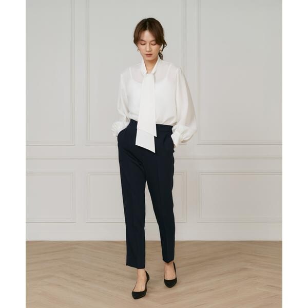 イネド（INED）/《大きいサイズ》【マルチWAYセットアップ】テーパードパンツ