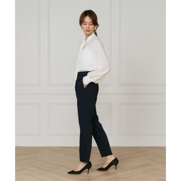 イネド（INED）/《大きいサイズ》【マルチWAYセットアップ】テーパードパンツ