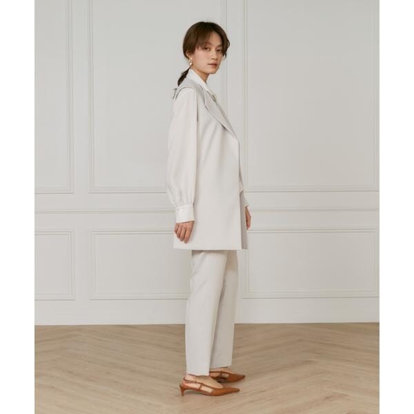 イネド（INED）/《大きいサイズ》【マルチWAYセットアップ】テーパードパンツ