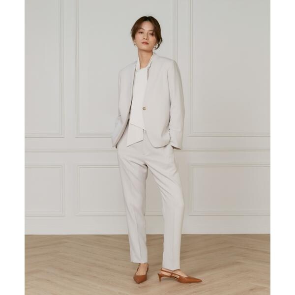 イネド（INED）/《大きいサイズ》【マルチWAYセットアップ】テーパードパンツ