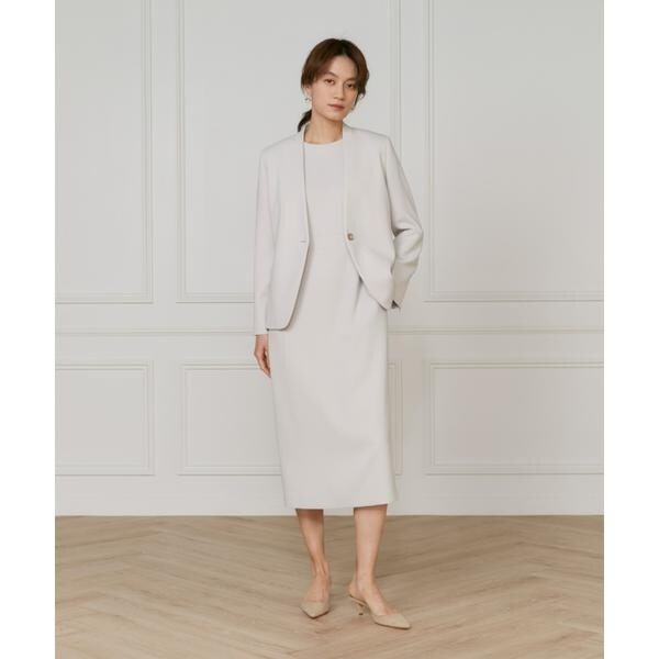 イネド（INED）/《大きいサイズ》【マルチWAYセットアップ】ハイウエストワンピース