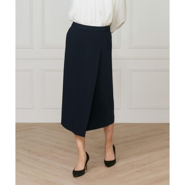 イネド（INED）/《大きいサイズ》【マルチWAYセットアップ】アシンメトリータックスカー