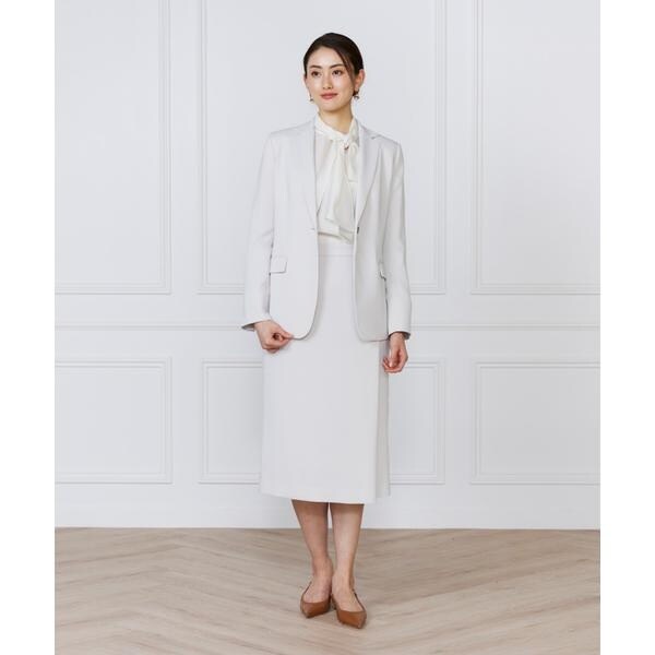 イネド（INED）/《大きいサイズ》【マルチWAYセットアップ】アシンメトリータックスカー