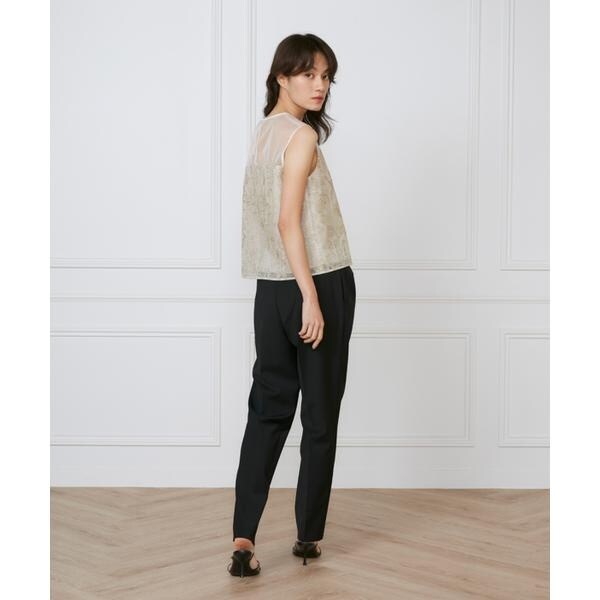 イネド（INED）/フロントタックパンツ《la veille by SUPERIOR CLOSET》