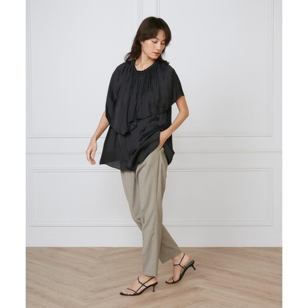 イネド（INED）/フロントタックパンツ《la veille by SUPERIOR CLOSET》