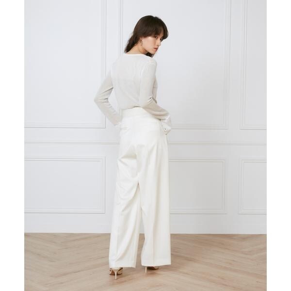 イネド（INED）/タックワイドパンツ《la veille by SUPERIOR CLOSET》