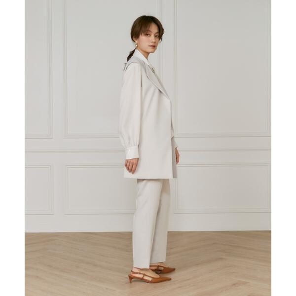 イネド（INED）/《大きいサイズ》【マルチWAYセットアップ】ジレ