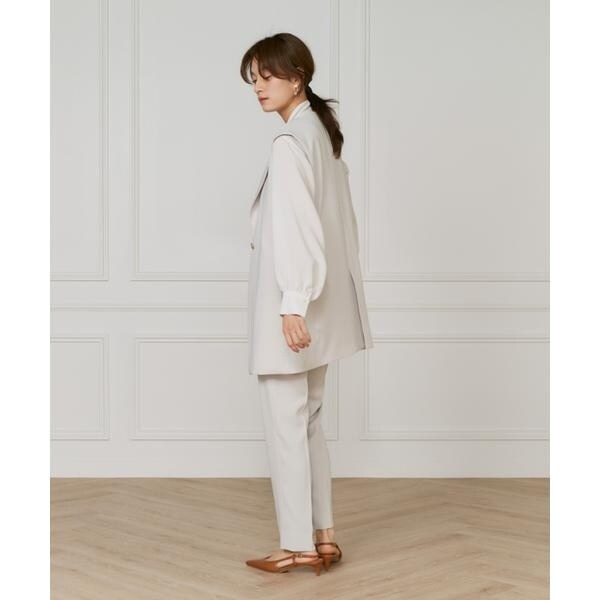 イネド（INED）/《大きいサイズ》【マルチWAYセットアップ】ジレ