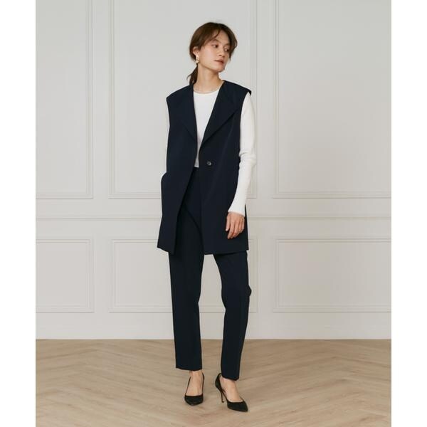 イネド（INED）/《大きいサイズ》【マルチWAYセットアップ】ジレ