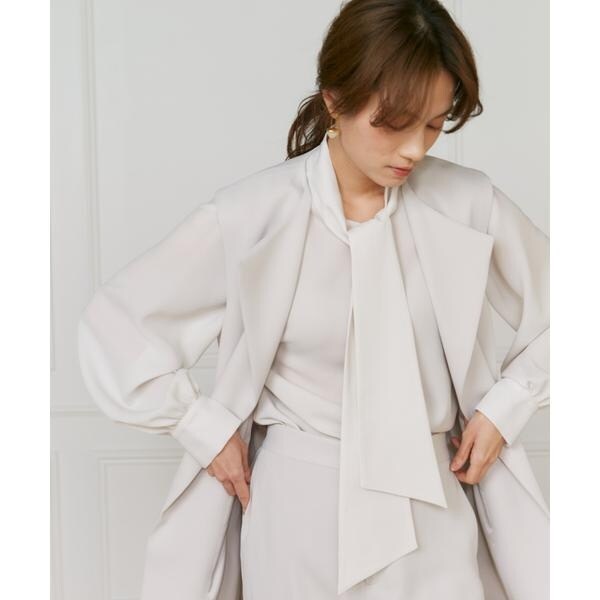 イネド（INED）/《大きいサイズ》【マルチWAYセットアップ】ジレ