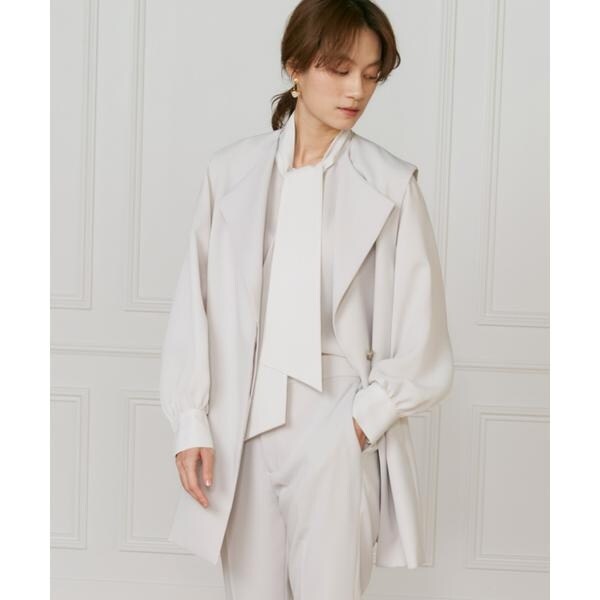 イネド（INED）/《大きいサイズ》【マルチWAYセットアップ】ジレ