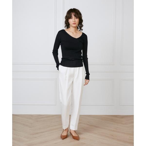 イネド（INED）/フロントタックパンツ《la veille by SUPERIOR CLOSET》