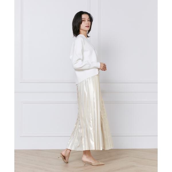 イネド（INED）/《大きいサイズ》スムースカーディガン