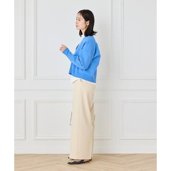 イネド（INED）/《大きいサイズ》スムースカーディガン