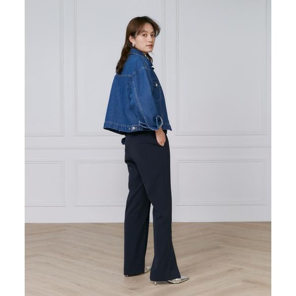 イネド（INED）/《大きいサイズ》デニムジャケット