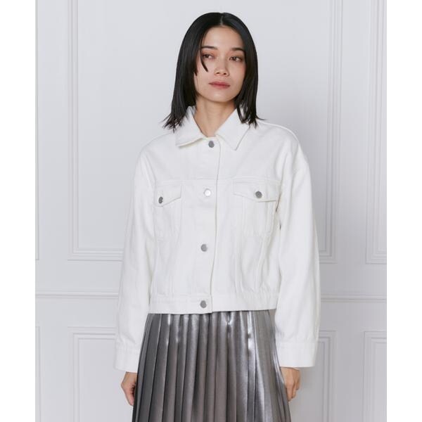 イネド（INED）/《大きいサイズ》デニムジャケット