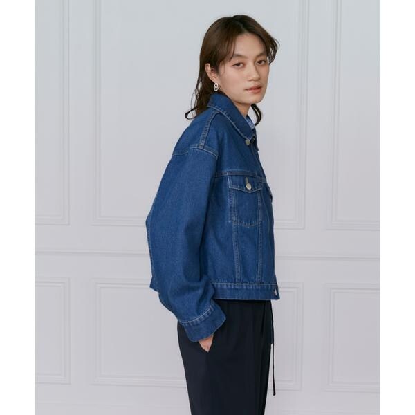 イネド（INED）/《大きいサイズ》デニムジャケット