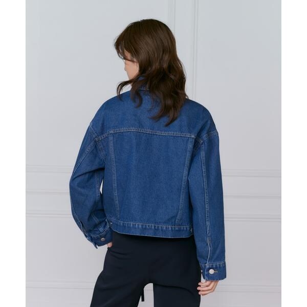 イネド（INED）/《大きいサイズ》デニムジャケット