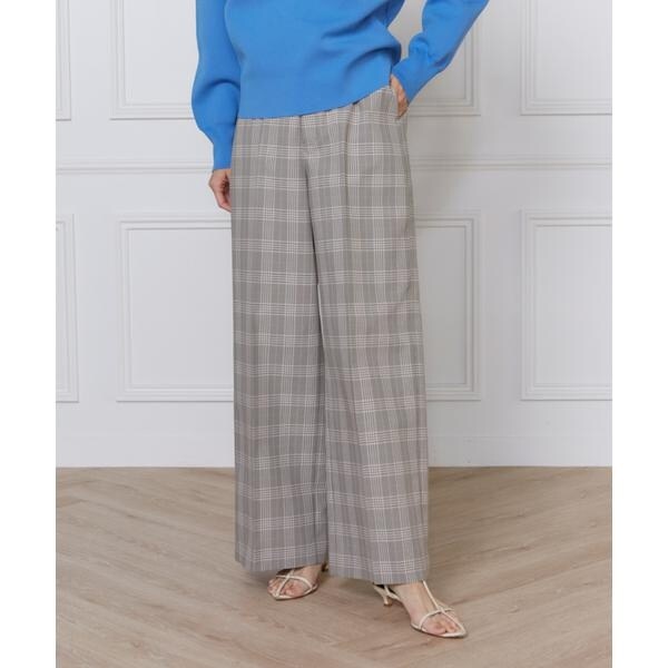 イネド（INED）/《大きいサイズ》美脚ワイドパンツ