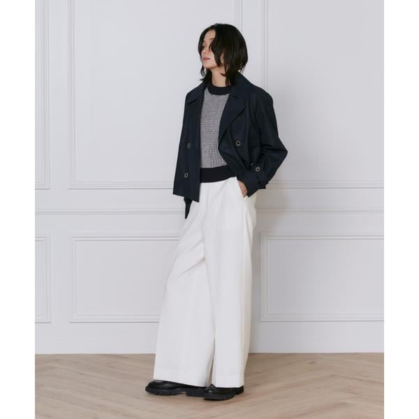 イネド（INED）/《大きいサイズ》美脚ワイドパンツ