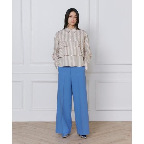 イネド（INED）/《大きいサイズ》美脚ワイドパンツ