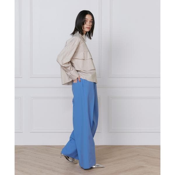 イネド（INED）/《大きいサイズ》美脚ワイドパンツ