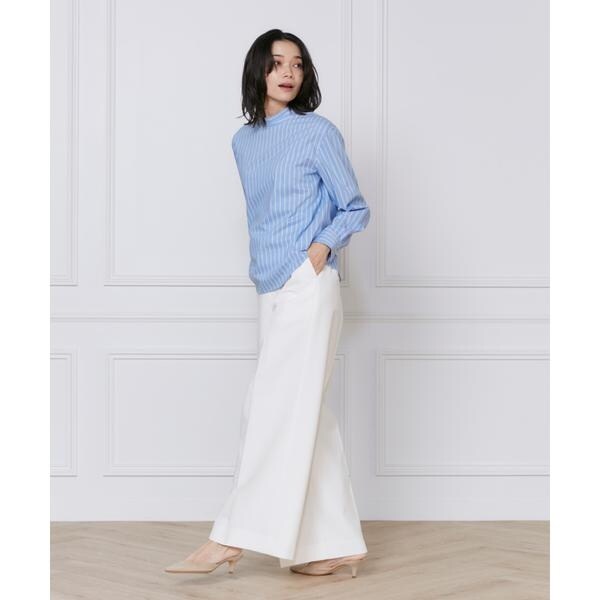 イネド（INED）/《大きいサイズ》美脚ワイドパンツ