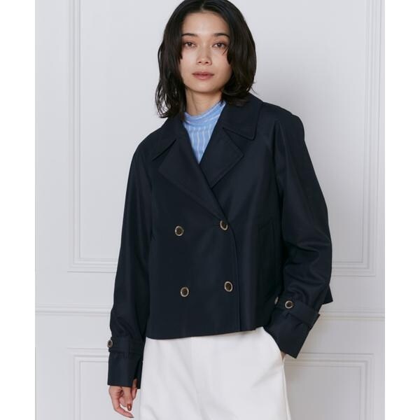 イネド（INED）/《大きいサイズ》ショートトレンチコート