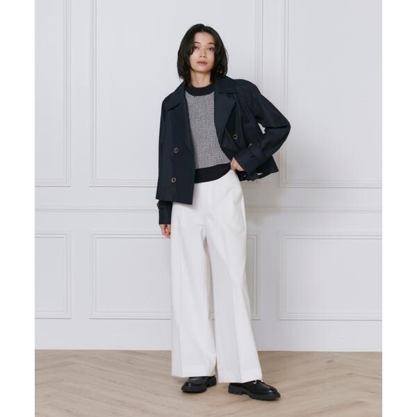 イネド（INED）/《大きいサイズ》ショートトレンチコート