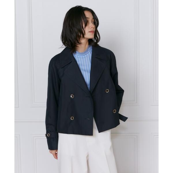 イネド（INED）/《大きいサイズ》ショートトレンチコート