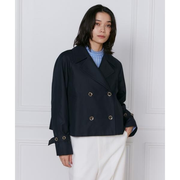 イネド（INED）/《大きいサイズ》ショートトレンチコート