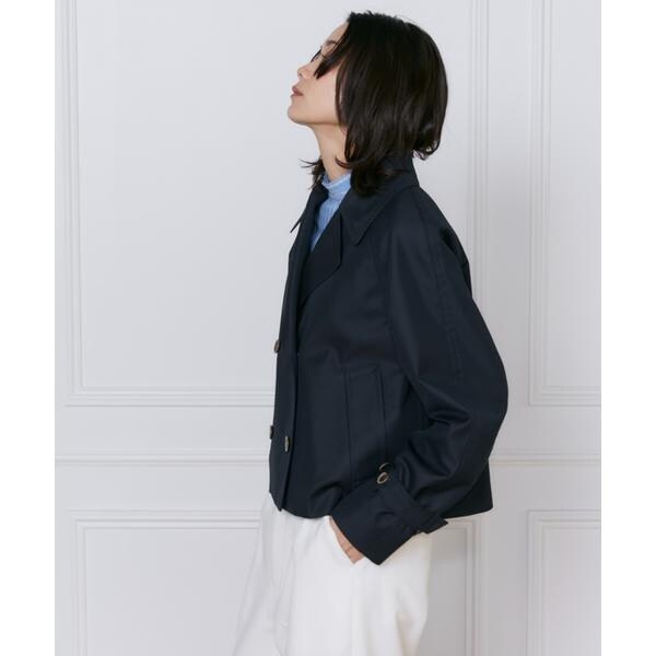 イネド（INED）/《大きいサイズ》ショートトレンチコート