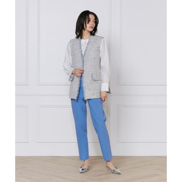 イネド（INED）/《大きいサイズ》美脚テーパードパンツ