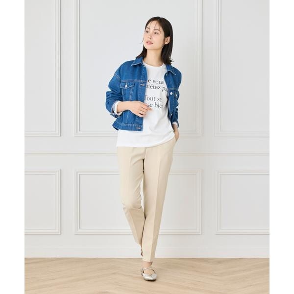 イネド（INED）/《大きいサイズ》美脚テーパードパンツ